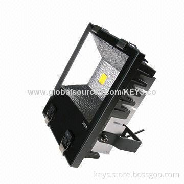 New design 60W LED floodlight, IP65, CE- and RoHS-certified